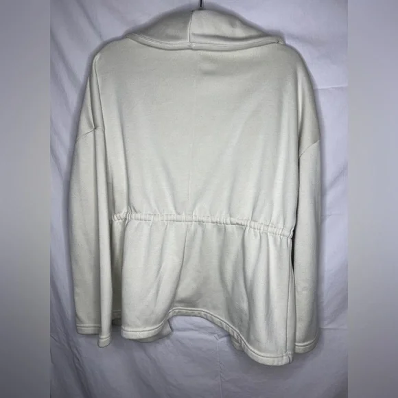 Fabletics sweatshirt jacket with drawstring waist M - Picture 2 of 4